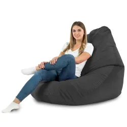 Drop XXL Highback Bean Bag Chair - Soft Velvet – view 37