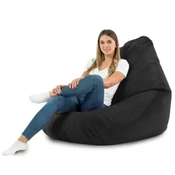 Drop XXL Highback Bean Bag Chair - Soft Velvet – view 38