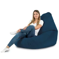 Drop XXL Highback Bean Bag Chair - Soft Velvet – view 40