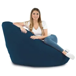 Drop XXL Highback Bean Bag Chair - Soft Velvet – view 60