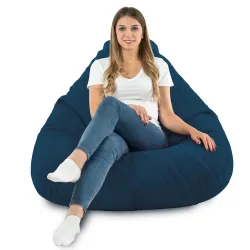 Drop XXL Highback Bean Bag Chair - Soft Velvet – view 80