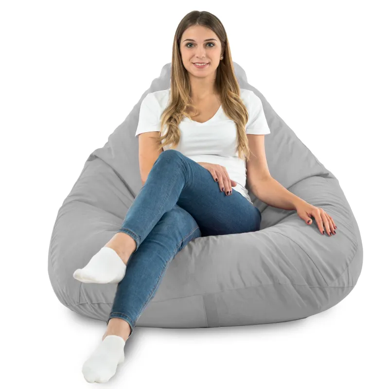 Drop XXL Highback Bean Bag Chair - Soft Velvet – view 61