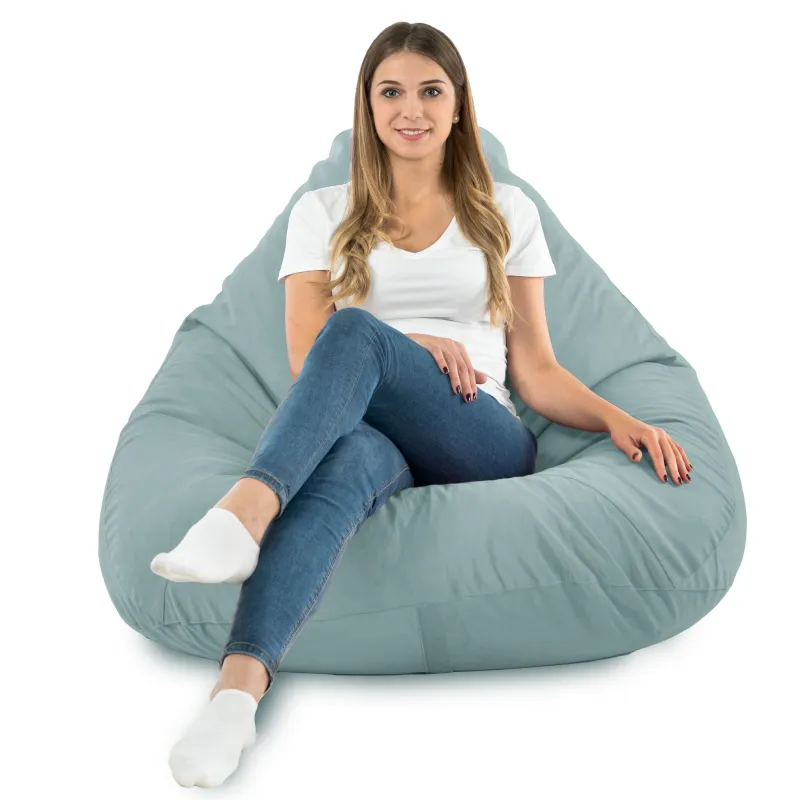Drop XXL Highback Bean Bag Chair - Soft Velvet – view 63