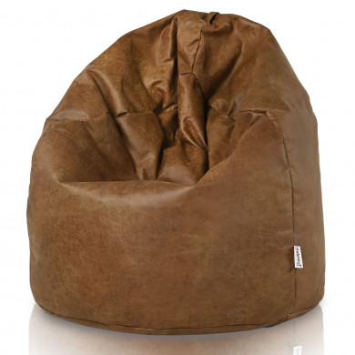 Bean bag premium natural leather