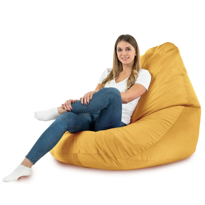 Drop XXL Highback Bean Bag Chair - Soft Velvet – view 24