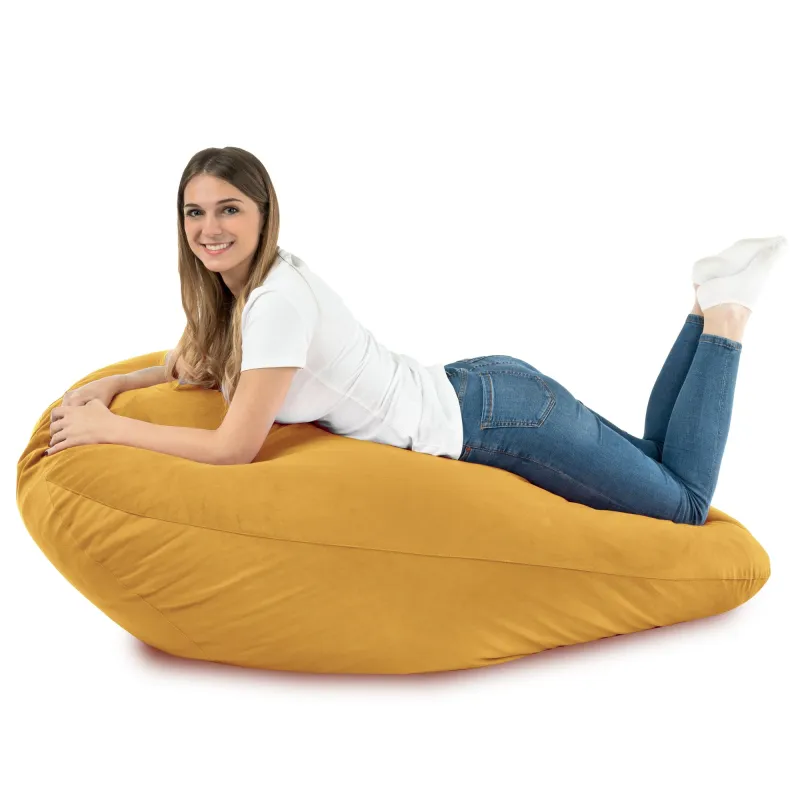 Drop XXL Highback Bean Bag Chair - Soft Velvet – view 84