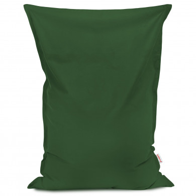 Dark green bean bag pillow children velvet