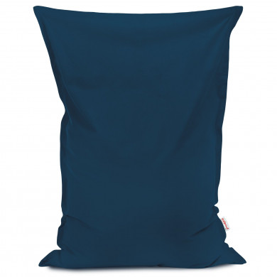 Navy blue bean bag pillow children velvet