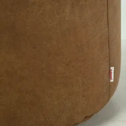 Round Cylinder Pouffe - Premium Genuine Leather – view 5