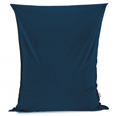 Navy blue bean bag giant pillow XXL velvet