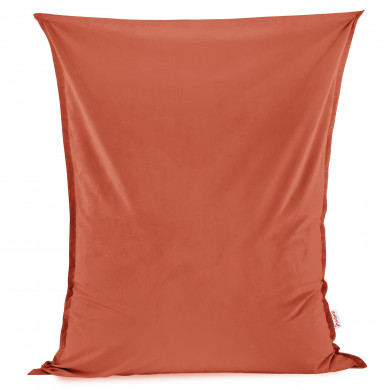 Coral bean bag giant pillow XXL velvet