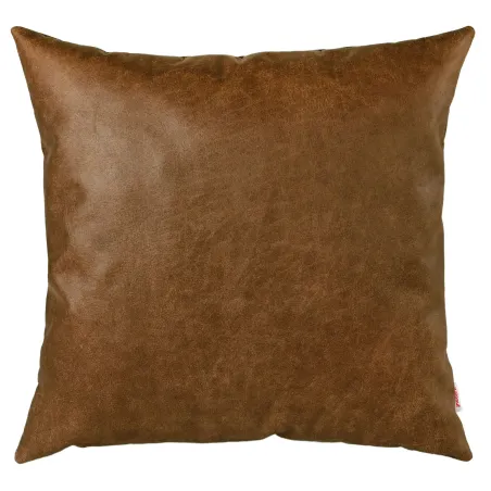 Premium natural leather cushion for stylish home decor