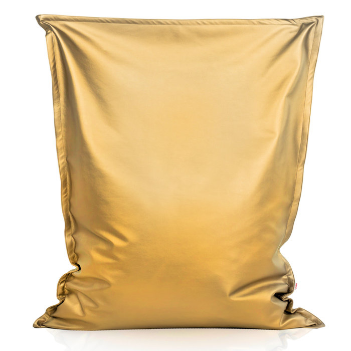 Gold Bean bag pillow pu leather