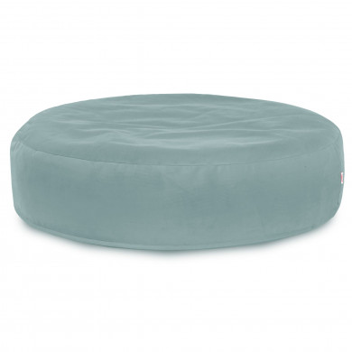 Mint round pillow velvet