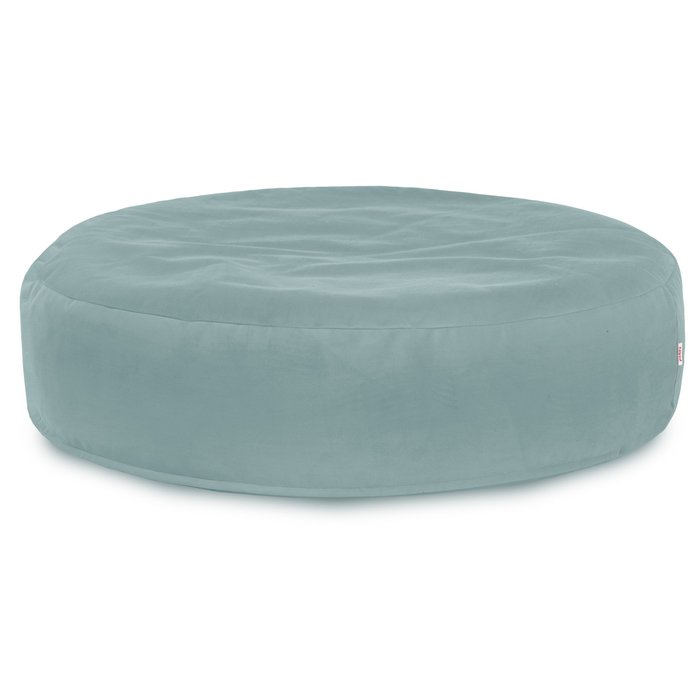 Mint round pillow velvet
