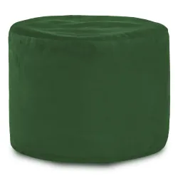 Round Cylinder Pouffe - Soft Velvet