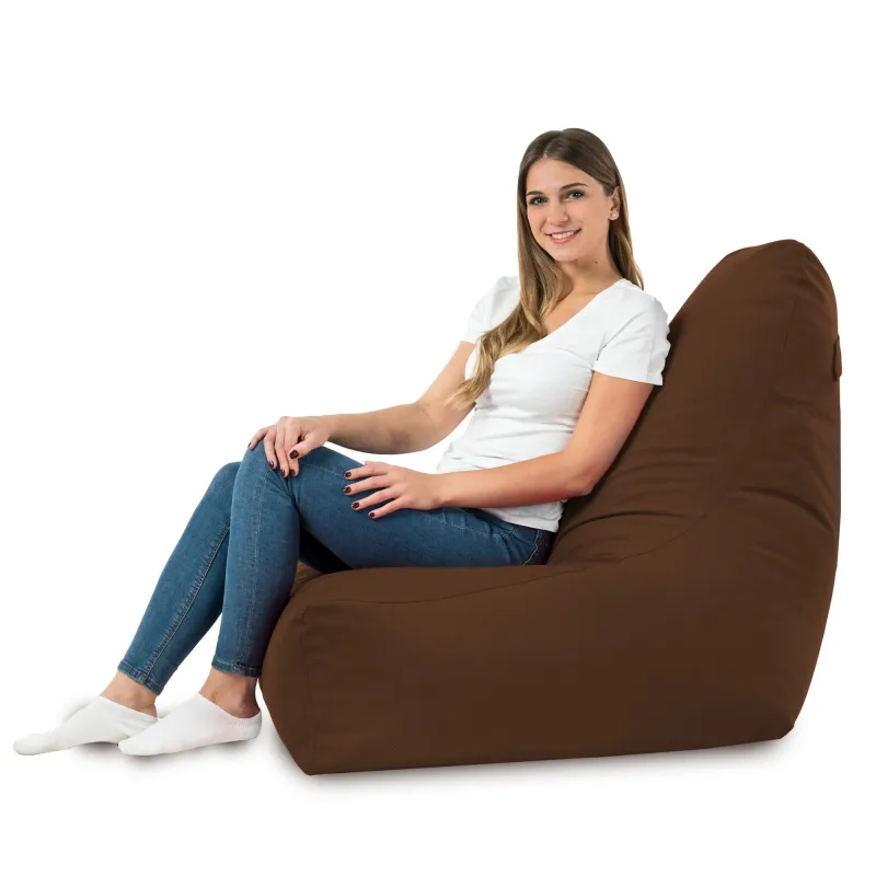 Bali Bean Bag Chair with Backrest - Soft Velvet – view 46