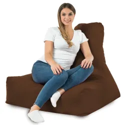 Bali Bean Bag Chair with Backrest - Soft Velvet – view 76