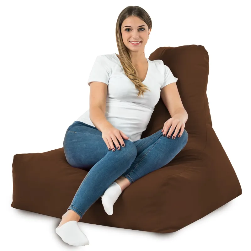 Bali Bean Bag Chair with Backrest - Soft Velvet – view 76