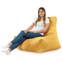 Bali Bean Bag Chair with Backrest - Soft Velvet – view 32