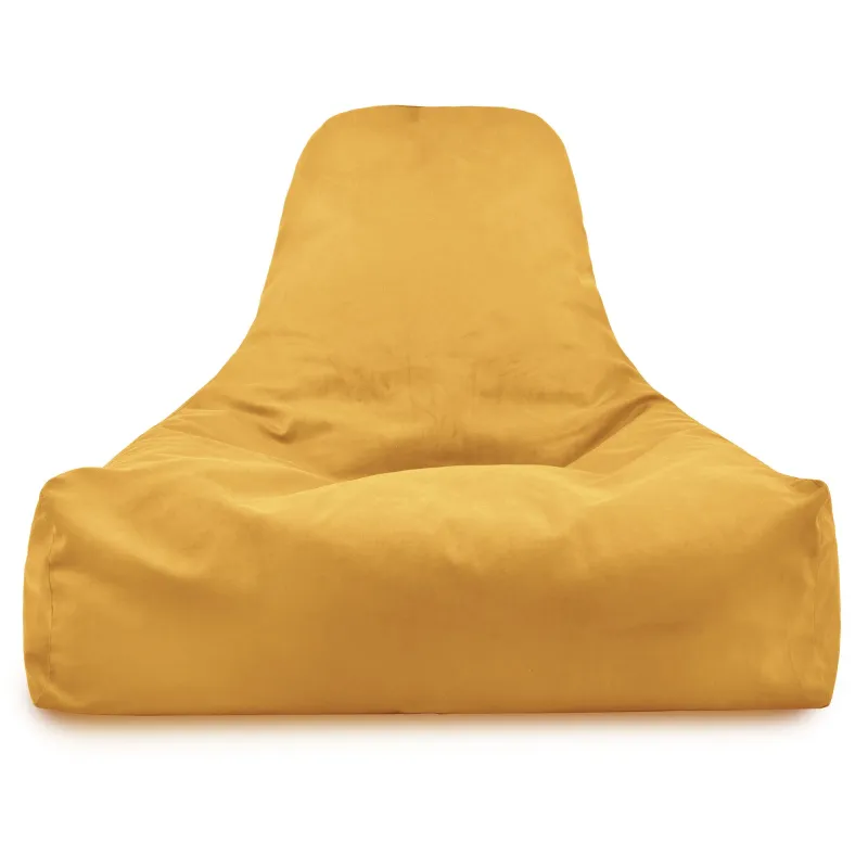 Bali Bean Bag Chair with Backrest - Soft Velvet – view 17