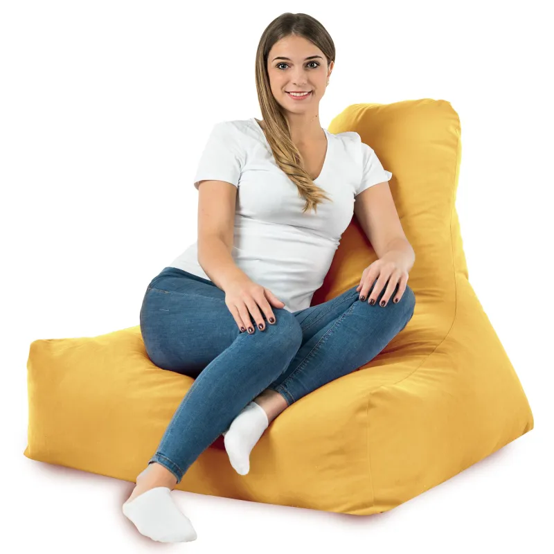 Bali Bean Bag Chair with Backrest - Soft Velvet – view 77