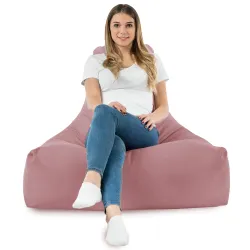 Bali Bean Bag Chair with Backrest - Soft Velvet – view 63