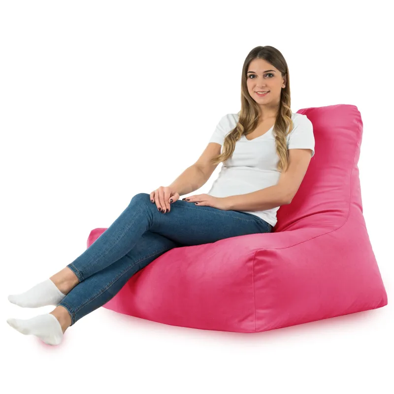 Bali Bean Bag Chair with Backrest - Soft Velvet – view 34