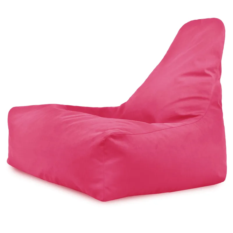 Bali Bean Bag Chair with Backrest - Soft Velvet – view 4