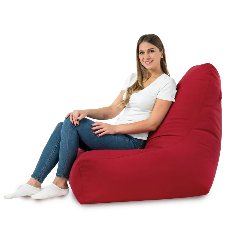 Bali Bean Bag Chair with Backrest - Soft Velvet – view 50