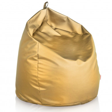 Gold bean bag pu leather