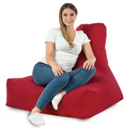Bali Bean Bag Chair with Backrest - Soft Velvet – view 80