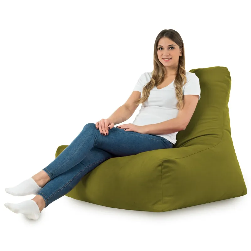 Bali Bean Bag Chair with Backrest - Soft Velvet – view 36
