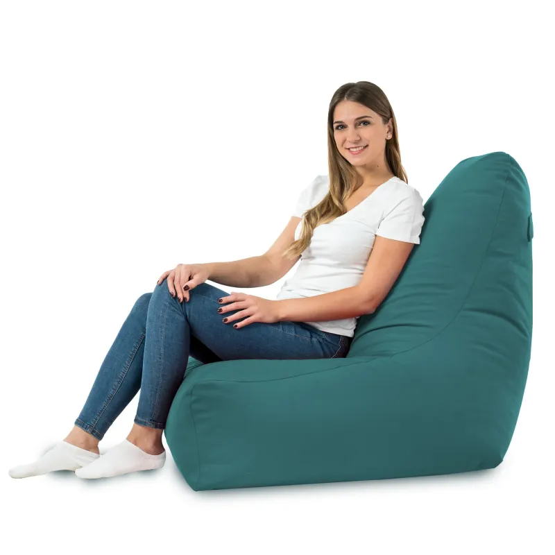 Bali Bean Bag Chair with Backrest - Soft Velvet – view 54