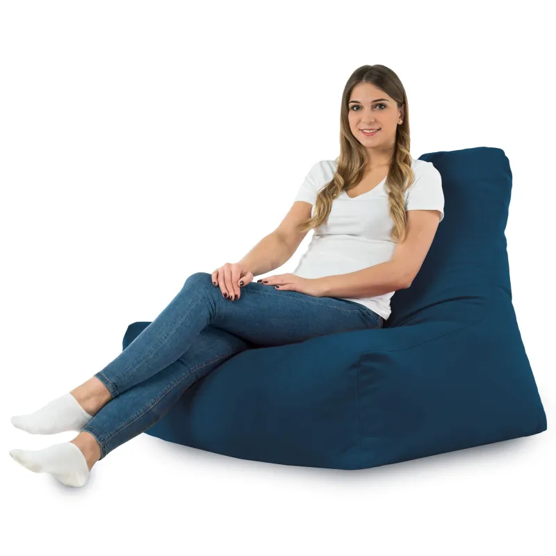 Bali Bean Bag Chair with Backrest - Soft Velvet – view 40