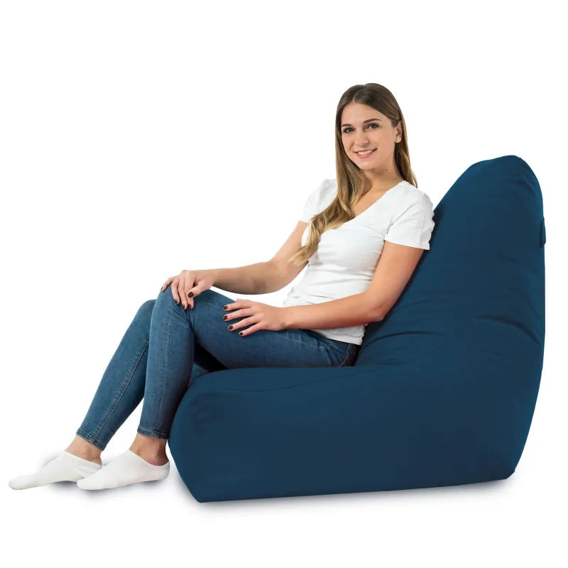 Bali Bean Bag Chair with Backrest - Soft Velvet – view 55