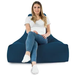 Bali Bean Bag Chair with Backrest - Soft Velvet – view 70