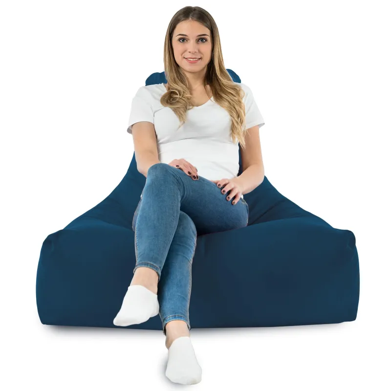 Bali Bean Bag Chair with Backrest - Soft Velvet – view 70