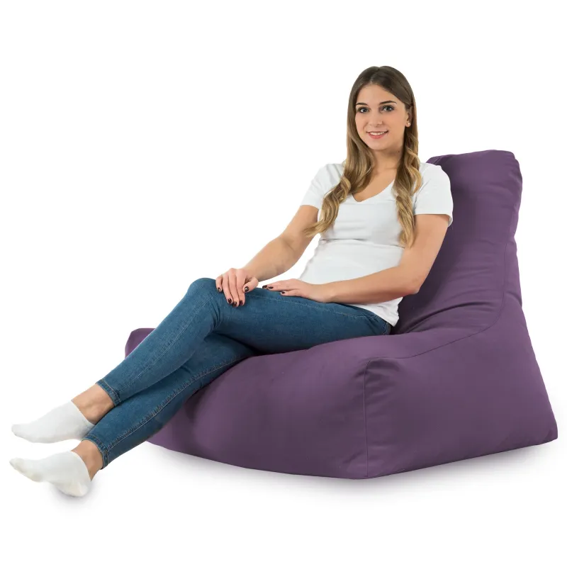 Bali Bean Bag Chair with Backrest - Soft Velvet – view 41