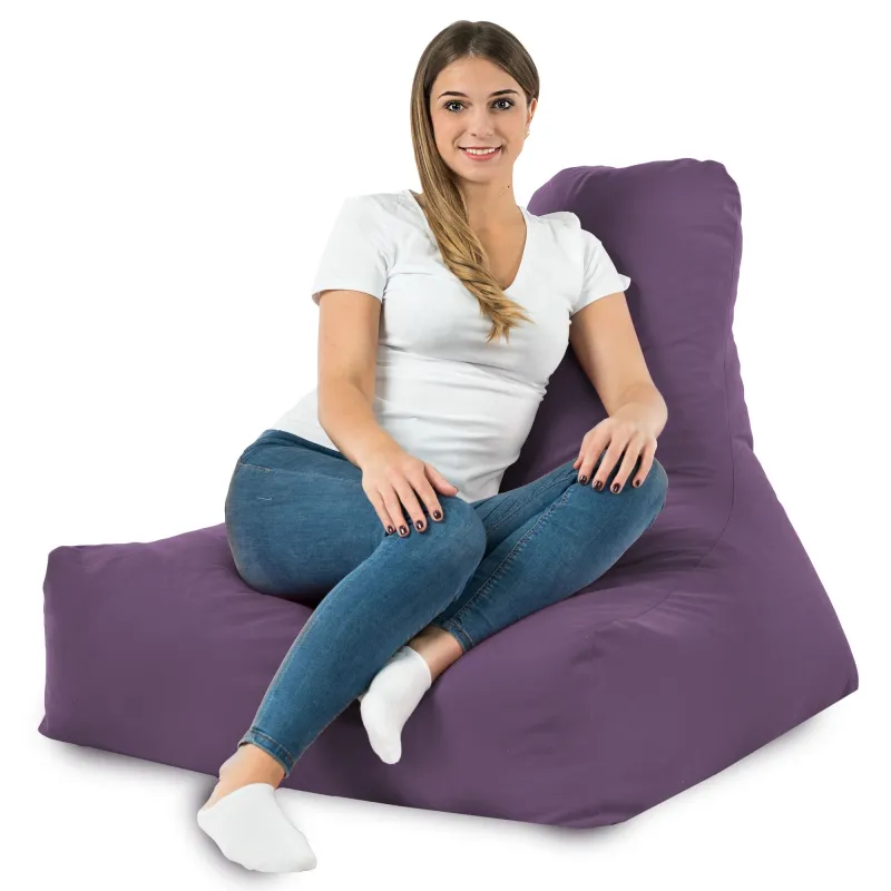 Bali Bean Bag Chair with Backrest - Soft Velvet – view 86