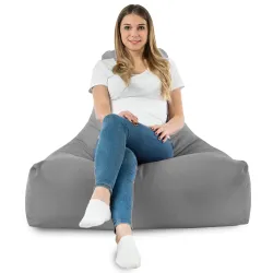 Bali Bean Bag Chair with Backrest - Soft Velvet – view 73