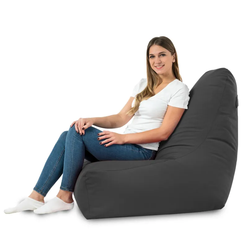 Bali Bean Bag Chair with Backrest - Soft Velvet – view 59
