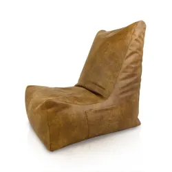 Giant Adult Bean Bag XXL Lounge Chair Disinto - Premium Genuine Leather – view 3
