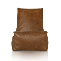 Giant Adult Bean Bag XXL Lounge Chair Disinto - Premium Genuine Leather – view 2