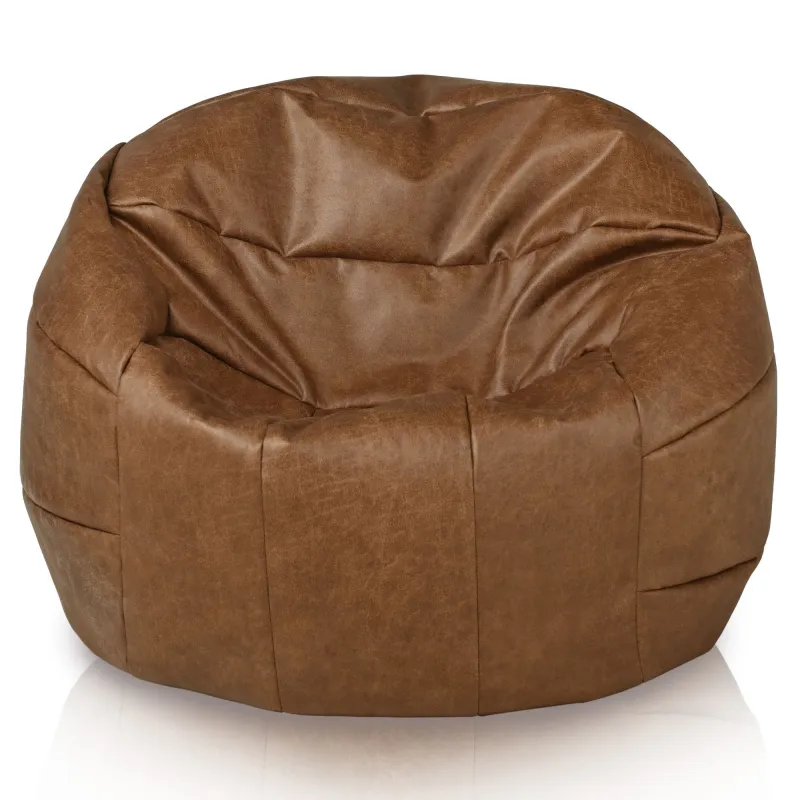 Bean Bag Chair Football Retro - Premium Genuine Leather – view 2