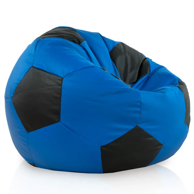Giant Football Bean Bag Chair XXL - Faux Leather – view 5
