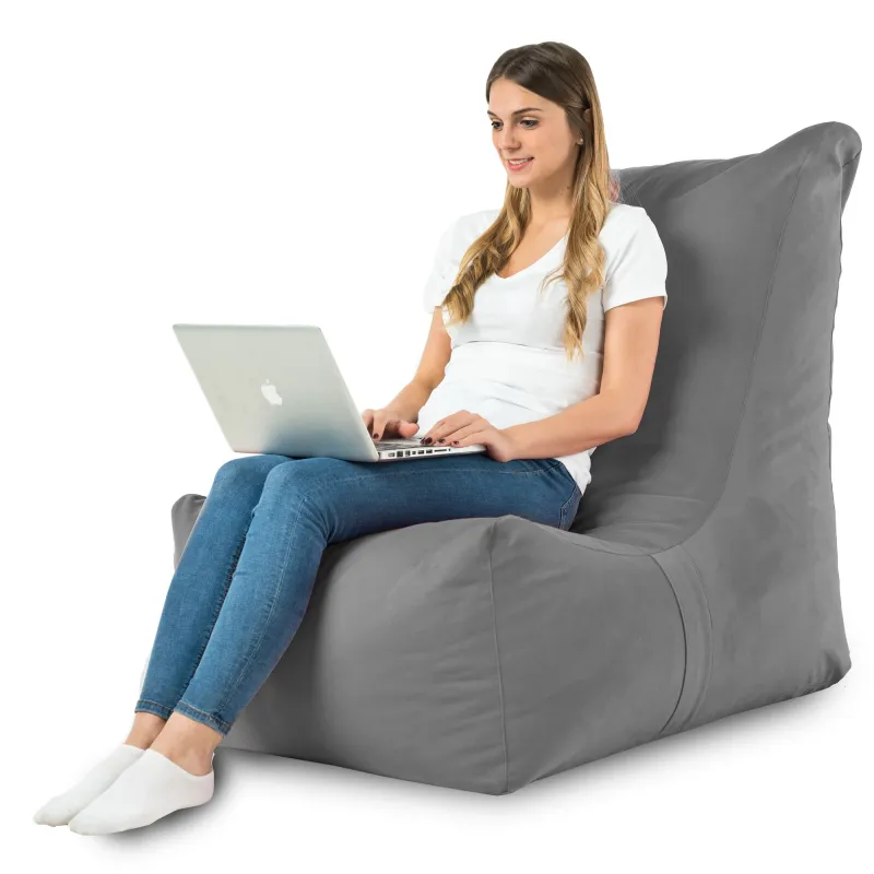 Giant Adult Bean Bag XXL Lounge Chair Disinto - Soft Velvet – view 24