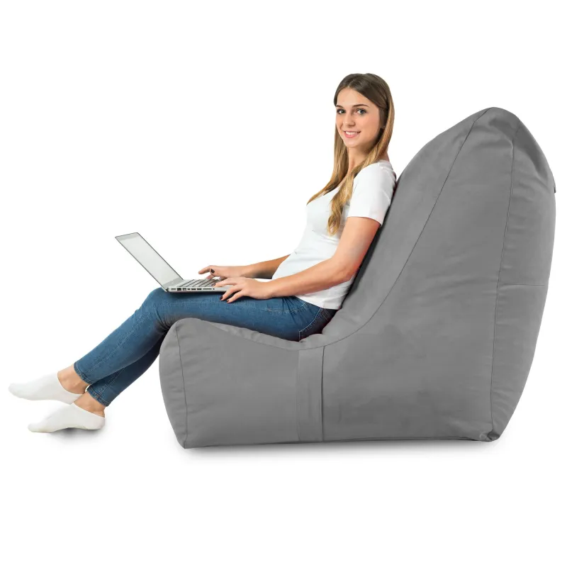 Giant Adult Bean Bag XXL Lounge Chair Disinto - Soft Velvet – view 41