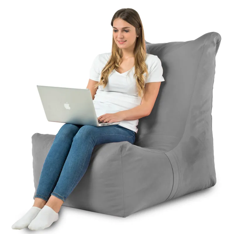 Giant Adult Bean Bag XXL Lounge Chair Disinto - Soft Velvet – view 72