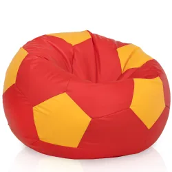 Giant Football Bean Bag Chair XXL - Faux Leather – view 19